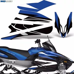 Calcomanías gráficas adhesivas para trineo de moto de nieve para Yamaha Apex 2006-2010 RB - Imagen 1 de 3