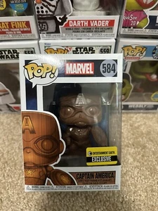 Funko Pop! Vinilo: Marvel - Capitán América - Entertainment Earth #584 - Imagen 1 de 6