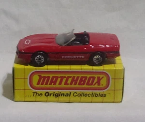 Matchbox MJ7 - Scatola Gialla - MB14 - 1987 Chevy Corvette - Rosso  - Foto 1 di 5