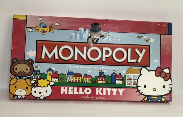 Hello Kitty Limited Edition Sanrio Game Lot Monopoly Scrabble Yahtzee Chess  Rare