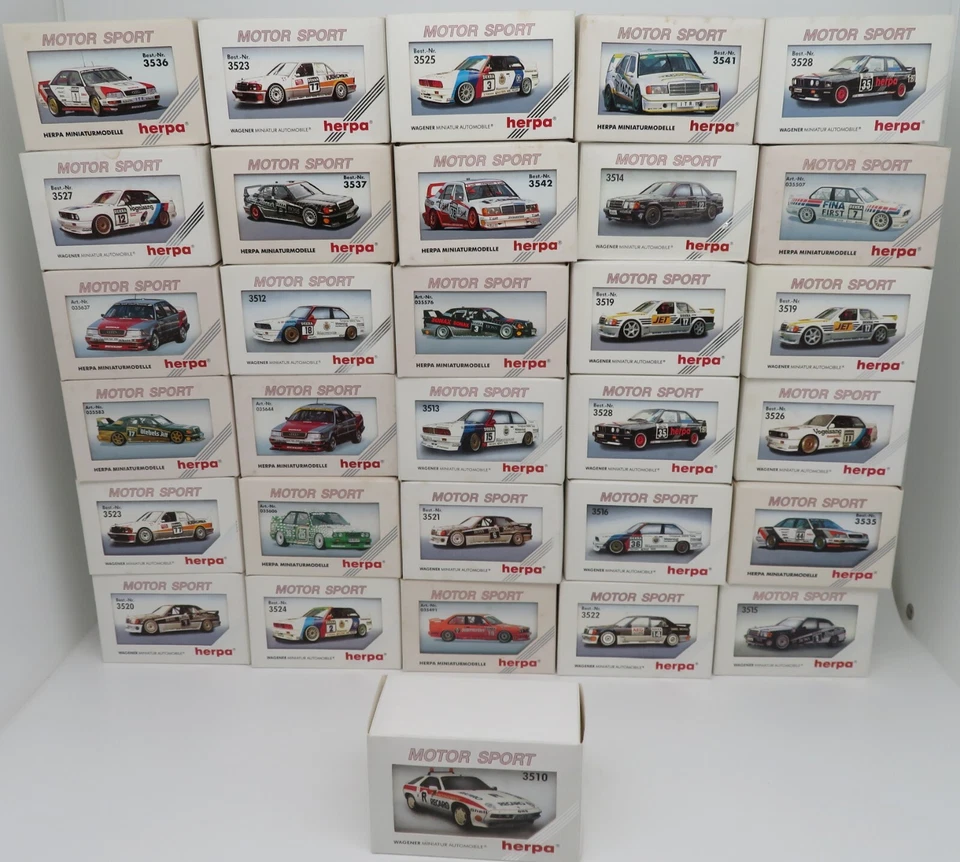 Herpa Motor Sport DTM 1989 To 1992 Audi BMW Mercedes Porsche Choice - Image 1 of 1