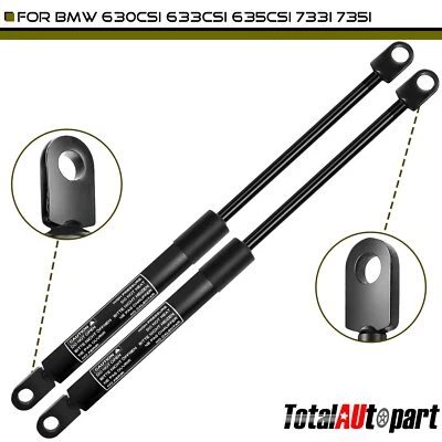2x Lift Supports Struts for BMW 630CSi 633CSi 635CSi 733i 735i Front Hood Side - Image 1 of 4