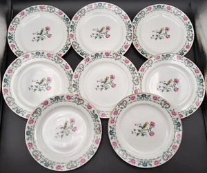 8 platos auxiliares de postre patentados antiguos Charles Ahrenfeldt Francia Depose - Imagen 1 de 12