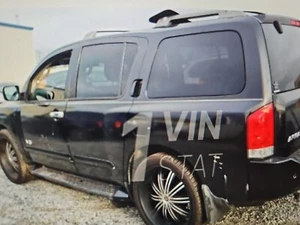 2004-2012 Nissan Armada Infiniti QX56 Fuel Gas Door Lid Black - Picture 1 of 1