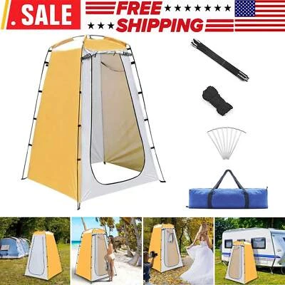 Portable Outdoor Instant Pop Up Tent Privacy Camping Shower Toilet -Zenga Foto 1 de 4