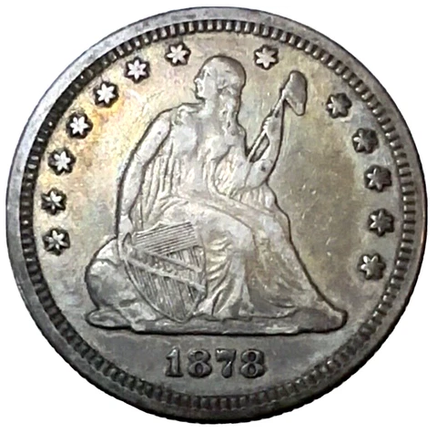 1878 Seated Liberty Quarter, Choice AU, Tough In Grade Cover