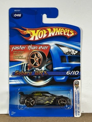 Hot Wheels 2005 First Editions Torpedos Subaru WRX mais rápido do que nunca 6/10 HTF - Imagem 1 de 4