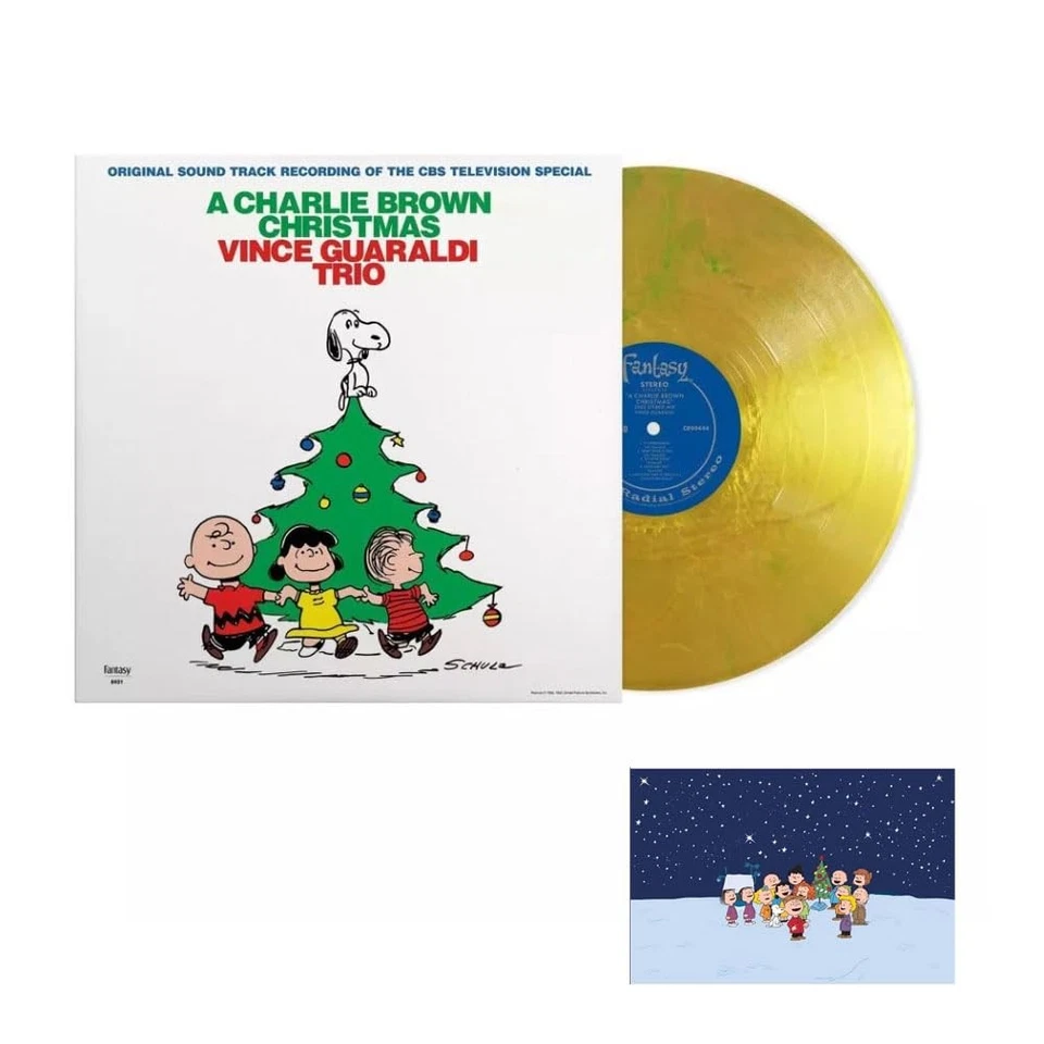 New: A CHARLIE BROWN CHRISTMAS - Vince Guaraldi, Gold and Green Vinyl LP - Image 1 of 1