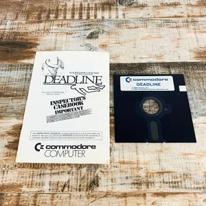 Disco y estuche Deadline (Commodore 64) 5,25" - 1983, InfoCom - Imagen 1 de 1