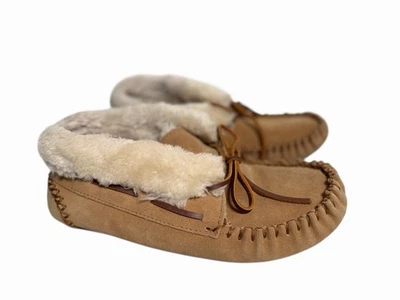 Botines MINNETONKA 8 Marrón Gamuza JACKIE Piel Sintética Forrados Mocasín Estilo Foto 1 de 4