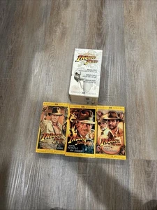 The Adventures Of Indiana Jones VHS (1999 Paramount) Trilogy Box Set - Picture 1 of 19