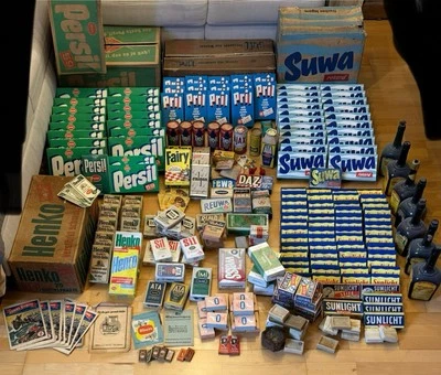 Reklame Konvolut Waschmittel Persil ATA IMI Henko Sunlicht Maggi Pril Dr. Oetker - Bild 1 von 4