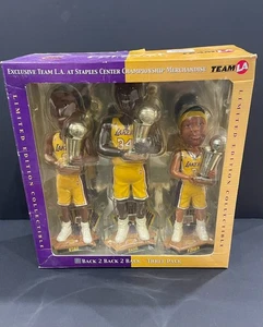 FOCO Lakers Back-2-Back-2-Back 3 Pack Bobblehead Set Bryant O'Neal Fisher /1102 - Bild 1 von 22