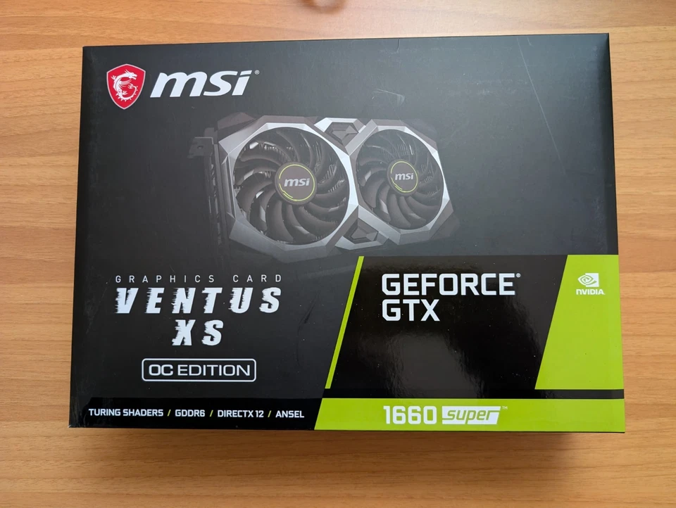 MSI GeForce GTX 1660 SUPER VENTUS XS OC 6GB GDDR6 Scheda Video (V375-279R) - Immagine 1 di 1