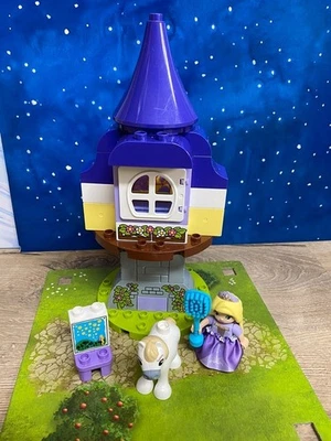 Lego Duplo Rapunzels Turm 10878 Rarität Maximus Pferd Striegel Turm Rosen  - Bild 1 von 4