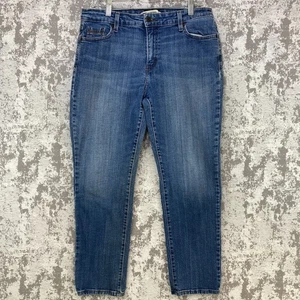 Levi's Mid Rise Skinny Jeans Womens Size 14S- 32X30 Medium Wash Blue Denim Faded - Picture 1 of 16