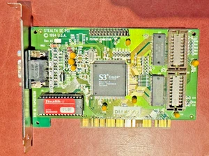 Diamond Stealth SE S3 TRIO32 32-bit PCI VGA DE-15 Video Graphics Card - Picture 1 of 2