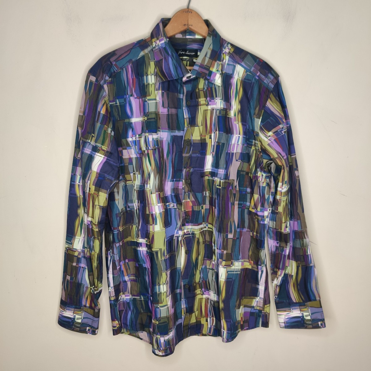 90s ホンコン製 JHANE BARNES 総柄 シャツ L ビッグサイズ 90s ホンコン製 JHANE BARNES 総柄 シャツ L ビッグサイズ