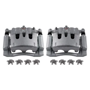 2x Rear L+R Brake Calipers w/Bracket for Ford F-250 F-350 Super Duty 2008-2012 - Picture 1 of 22