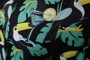 Ironwood Black Toucan Martini Polo (M) NEW!! ⛳️ - Picture 1 of 12