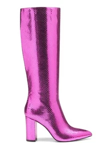 INC Womens Pink Pointed Toe Block Heel Dress Boots 6 - Picture 1 of 3