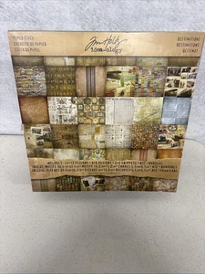 Tim Holtz Idea-ology DESTINATIONS Paper Pad 12x12 Cardstock NOS 2012 RARE - Picture 1 of 6