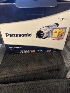 Panasonic NV-GS400 Digital Video Camera 3CCD OIS Leica / Not Tested - Picture 1 of 15