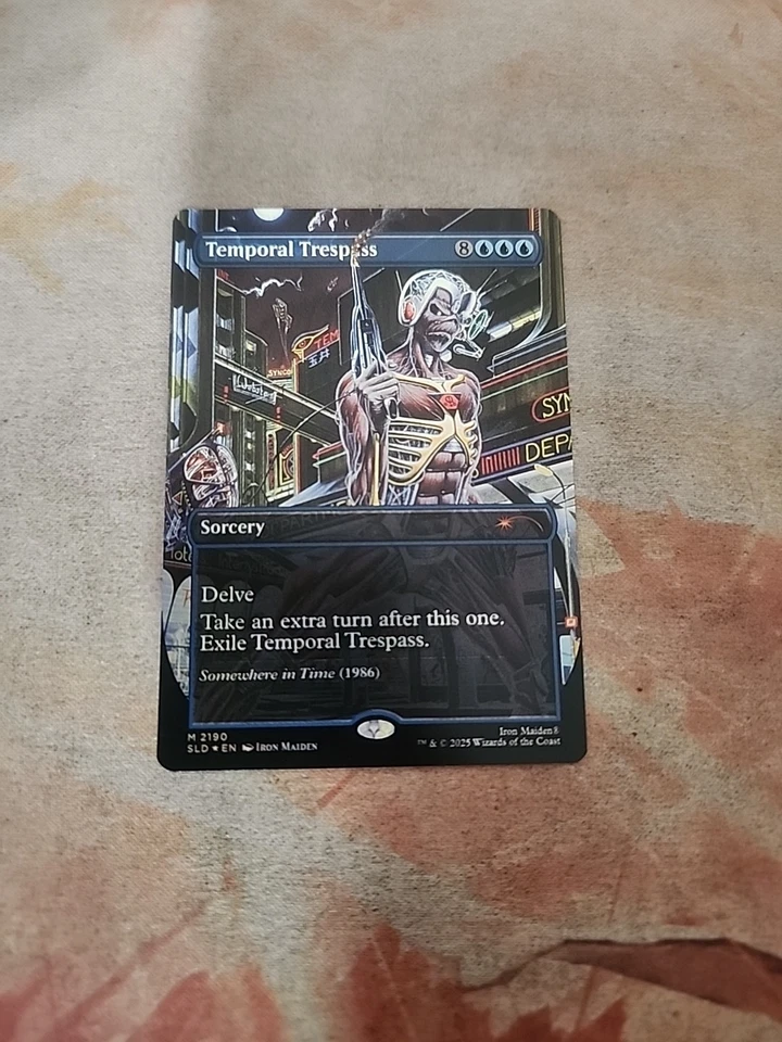 Temporal Trespass Rainbow Foil Secret Lair MTG NM - Image 1 of 1