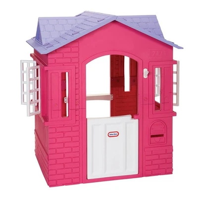 Little Tikes Cape Cottage House, Pink – Playhouse for Kids 2-8 Years Old - Image 1 of 4