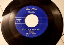 RARE 1950'S TEEN ROCKABILLY 45 THE ''G'' NOTES EDDIE COCHRAN ? on BEL AIRE VG+