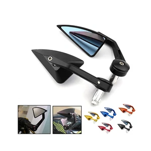 CNC Motorcycle Rear view 22MM mirror kawasaki ZX10R ZX9R ZX Z750 800 900 1000X - Bild 1 von 9
