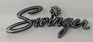 MOPAR DODGE 1970-75 DART SWINGER EMBLEM - VERY NICE - Foto 1 di 10