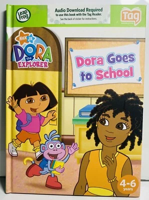 Leap Frog Tag Nick Jr. Dora the Explorer Dora Goes to School - Sealed Book ✨ - Image 1 of 3