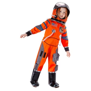 Astronaut Orange Child Dress Up Very Detailed Role Play Easy to Wear Size 5/6 - Picture 1 of 7
