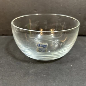 Schott Vintage Clear Crystal 4.5” MCM Candy Bowl Vetro Sonora Cristal - Picture 1 of 6