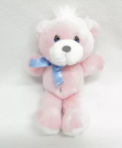 Vtg 1997 Precious Moments Pink Teddy Bear Small Stuffed Plush - Picture 1 of 4