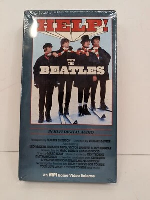 Help! With The Beatles VHS An MPI Home Video Release MP 1342 New Sealed  - Image 1 of 4