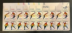 Olympic Games - US Plate Block Of 20 stamps - 13 cents, Scott # 1695-1698 -MNH - Picture 1 of 2
