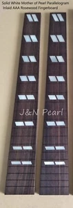 1pc Fingerboard Mother of Pearl Parallelogram for Gibson Hummingbird Guitars - Picture 1 of 3