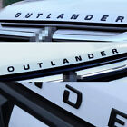For Mitsubishi Outlander Gloss Black Car Letters Hood Emblem  Badge Stickers