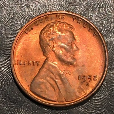 Centavo Lincoln 1952-S - escaneos de alta calidad #L201 Foto 1 de 2