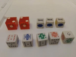 Vintage Casino Dice Bundle Lot - Poker, Slots & Craps - Bob Stupak's Vegas World - Picture 1 of 5