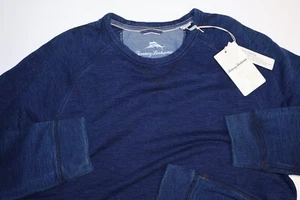 Tommy Bahama Indigo Crew Sweatshirt Pullover Blau ST226061 Neu Medium M - Bild 1 von 4