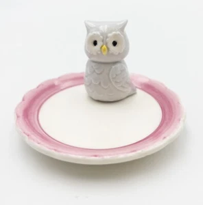 Vintage OWL Teabag Holder Trinket Dish - Picture 1 of 15