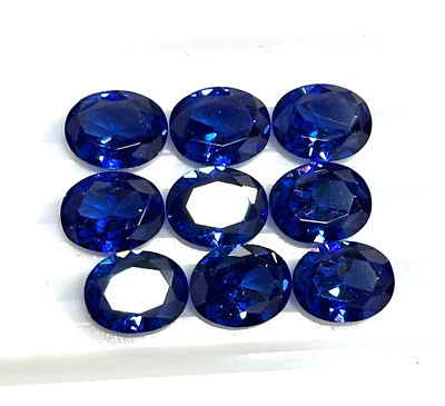 10 Pcs Lot Oval Shape CZ Cubic Zirconia Faceted High Quality Gemstones 10x8 mm - Image 1 of 4