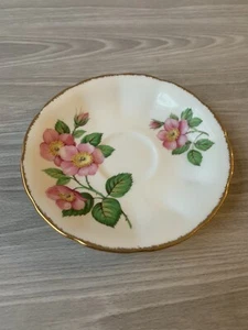 Jason Bone China England Saucer with Flowers - Picture 1 of 3