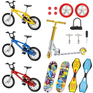 18 Pcs Mini Finger Scooter Bike Fingerboard Skateboard Two Wheels Board Toy - Picture 1 of 6