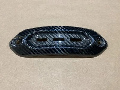 Capuz de carenagem de fibra de carbono 2013-2016 tubo de escape Hyperstrada capa protetora térmica - Imagem 1 de 4