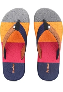 FOOT UP Ultra Light Weight Premium Comfort Multi Color Flip Flops Slipper Size 7 - Picture 1 of 3