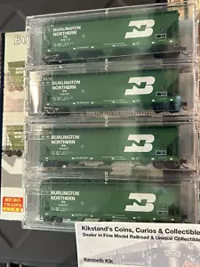 Micro-Trains - 4-Pack Jewel Burlington Northern BN 3-Bay Covered Hoppers - New! - Picture 1 of 5